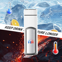 Thermos intelligent numérique avec affichage de la température LED, bouteille d'eau isotherme sous vide