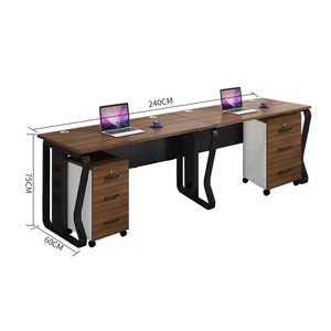 Estación de trabajo para ordenador, cubículo de oficina multiposición, artesanal - Product Image 5