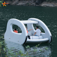 Prix usine populaire catamaran croisière ponton Portable bateau pliable gonflable électrique maison bateau pour les jeux d'eau
