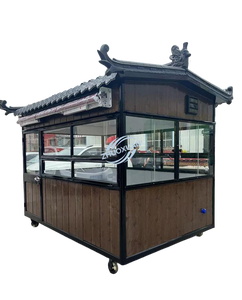 Versatile Mobile Street Food Kiosk, Portable Commercial <b>Concession</b> <b>Trailer</b> Ideal for Night Market Burgers, Hot Dogs, Fries - Product Image 1