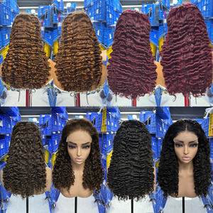 Parrucca Frontale HD in Pizzo con Capelli Umani, Senza Colla, Ricci Burmesi, Capelli con Cuticole Allineate, per Donne Nere - Campione Gratuito - Product Image 4