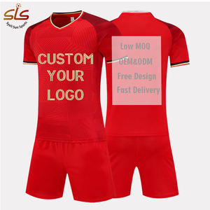 Conjuntos de Roupas de Futebol com Patches Personalizados, Camisetas de Futebol Vintage Profissionais, Camisetas de Futebol Retro - Product Image 1