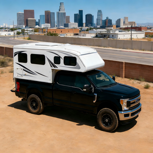 Toilette de camping-car de luxe de haute qualité en fibre de verre/aluminium pour camion tout-terrain, pliable, étanche, avec panneau sandwich, coque de camping-car à glissière - Product Image 6