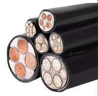 Câble d'alimentation isolé en XLPE cuivre, gaine en PVC, 0,6/1 KV, basse tension, YJV, pour la construction et l'industrie
