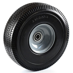 Neumático Sólido 3.50-4 de Espuma de PU con Engrasador para Vehículos Utilitarios de Jardín - Product Image 2