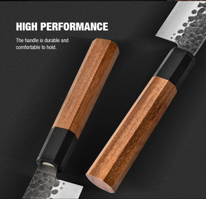 Cuchillo de Cocina Profesional de 6 Pulgadas, Acero con Alto Contenido de Carbono, Mango de Madera de Palisandro, para Deshuesar Pescado, Carne y Alimentos, Uso Comercial - Product Image 3