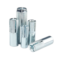 M8 M10 M14 Acier au carbone galvanisé Classe 4.8 8.8 10.9 12.9 Revêtement zingué bleu Drop In Anchor Boulon d'expansion