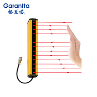Barrière de sécurité optique diffuse Garantta à émetteur-récepteur unique, espacement optique de 40 mm, rideau photoélectrique