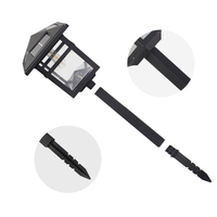 Moderno de alta calidad IP44 de plástico LED césped Solar jardín camino luz al aire libre paisaje con energía Solar