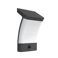 Lampe murale solaire SanJin SJ-SL07 IP54 avec capteur de proximité optique, distance de détection 5-6m, mono silicium, LED 0.2W, 3 CCT, 2.4G, extérieur