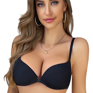 Reggiseno push-up <span class=keywords><strong>con</strong></span> ferretto e chiusura frontale, stile europeo-americano, confortevole, <span class=keywords><strong>con</strong></span> supporto laterale per il seno - Product Image 5