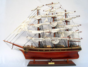 Modèle en bois de la frégate historique Cutty Sark - Navire en bois - Product Image 4