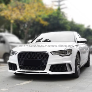 กระจังหน้าโครเมียมสีดำ ABS สำหรับ Audi 12-15 A6 C7 S6 Facelift RS6 Style ยี่ห้อ PNB อะไหล่รถยนต์ใหม่เอี่ยม รับประกัน 3 เดือน พร้อมส่งแบบดรอปชิปปิ้ง - Product Image 6