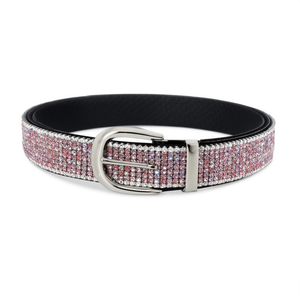 Ceinture ovale à boucle en strass 2,5x105cm, accessoire pour robe de mariée - Product Image 2