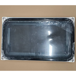 Ventana de caravana de apertura exterior, doble cristal acrílico, con marco de aluminio para autocaravana y remolque de viaje - Product Image 2