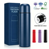 Bouteille isotherme en acier inoxydable personnalisée à bas prix avec logo, grande capacité 32oz, maintien thermique 24h, pour étudiants, hiver, eau et aliments