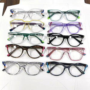 Chất Lượng Cao Chắp Vá Acetate Kính Khung Cho Nam Giới Và Phụ Nữ Cổ Hỗn Hợp Bán Buôn - Product Image 3