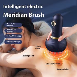 Appareil de <span class=keywords><strong>massage</strong></span> électrique multifonctionnel pour la santé à usage domestique Appareil de chauffage du cou et des épaules Compresse à chaud Brosse méridienne Drague - Product Image 2