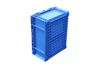 Caisse industrielle robuste HP3B, style solide, recyclable, boîte logistique en plastique robuste