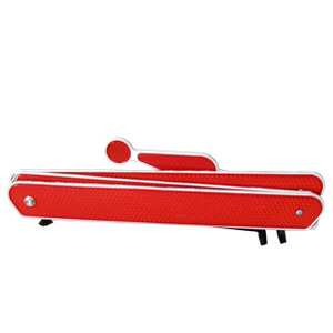 Segnale di avvertimento triangolare per auto con cremagliera di avvertimento riflettente Waring ferroviario triangolare - Product Image 2