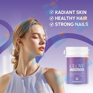 SUNI OEM/ODM Marque Privée 60 Pièces <span class=keywords><strong>Chewing</strong></span>-<span class=keywords><strong>gum</strong></span> Éclat Beauté avec Biotine Vitamine C Zinc pour la Santé de la Peau, des Cheveux et des Ongles - Product Image 4