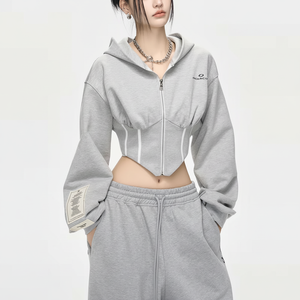 Nouveau costume de jogging élégant fabricant de survêtements deux pièces pour femmes ensembles de survêtements pour femmes - Product Image 1
