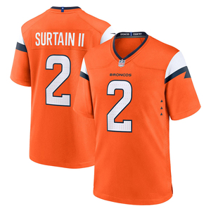 Nuevo Uniforme del Equipo de los Denver Broncos para Hombre 2025, Camiseta de Fútbol Americano con Logotipos Cosidos y Bordados, Ropa Deportiva para Jóvenes y Niños - Product Image 2