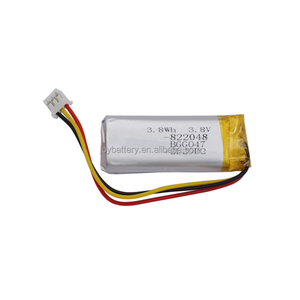 Batterie Li-ion 3,8 V 1000 mAh 822048 avec connecteur 3 broches 2,0 mm pour télécommande vocale Ro-ku Pro - Product Image 2