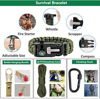 Accessoires de plein air Kit de camping kit de survie d'urgence équipement de survie professionnel pour la randonnée et la chasse