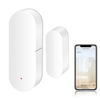 Tuya Zigbee 3.0 Sensor Pintu Jendela Pintar Nirkabel Detektor Kontak Magnetik Alarm Alexa Tuya Hub Diperlukan