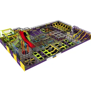 游乐蹦床公园游戏室内商业蹦床公园销售篮球架套装室内商业室内蹦床