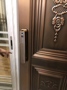 Nhà Máy Cung Cấp Keyless Giá Tốt Nhất Vân Tay Điện Tử Thông Minh Kỹ Thuật Số Cửa Xử Lý Khóa - Product Image 3