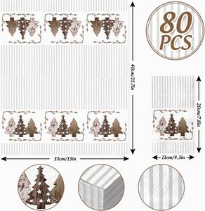 <span class=keywords><strong>Serviettes</strong></span> en papier personnalisées avec logo imprimé pour les fêtes de Noël, les <span class=keywords><strong>d</strong></span>îners de fête, les fêtes <span class=keywords><strong>d</strong></span>'<span class=keywords><strong>invités</strong></span> - Product Image 2