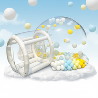 Tente à bulles gonflable pour fête de bébé en plein air avec pompe à air électrique, matériau PVC de haute qualité, à vendre