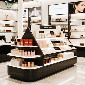 Modern Luxury 3D Design Cosmetic Shop Furniture Makeup Showcase Acrylic Display for Shopping Malls Skincare Stores - Product Image 2