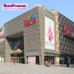 Mặt Trời Khung Tấm 3d Thông Gió Trang Trí Bên Ngoài Ốp Bên Ngoài Veneer Mặt Tiền Bảng Điều Khiển Phụ Kiện Nhôm Bức Tường Rèm - Product Image 1