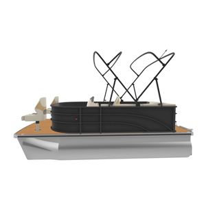 Bote Pontón de Aluminio de 4.6m con Motor Fuera de Borda de 90HP, Diseño de Yate de Lujo, Deportivo, Recreativo, para Pesca, con Asientos Delanteros para Pescadores y Sofá Trasero para Relajarse - Product Image 5