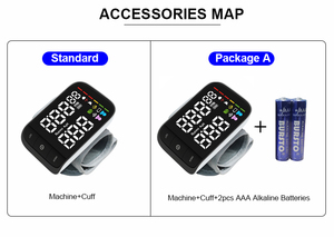Y tế sức khỏe hộ gia đình xách tay BP Máy Meter thông minh máy đo huyết áp loại cổ tay One-Touch kỹ thuật số huyết áp màn hình - Product Image 6