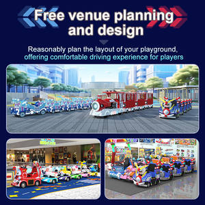 Mini fuerza IP tema tren eléctrico sin rieles carrusel centro comercial tren cuadrado equipo de parque de atracciones - Product Image 6