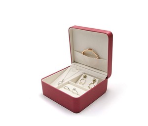 Étui de voyage pour bijoux, organiseur de bijoux en cuir de luxe, grand étui à bijoux pour femmes - Product Image 4