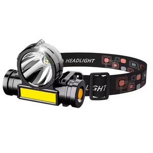 Lampe frontale rechargeable à LED 800mAh haute puissance pour le camping, la randonnée, l'exploitation minière et le travail en extérieur - Product Image 1