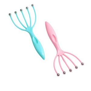 Masajeador de cuero cabelludo de cinco garras, masajeador de cabeza, garra de masaje para la cabeza, masajeador de cabeza tipo pulpo, masajeador de cabeza, pulpo - Product Image 1