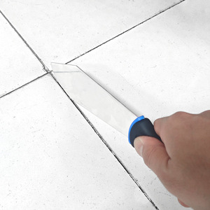 Espátula Peng Gong 0122-6 Tipo Guan Dao, Hoja Recta de Acero Inoxidable, Mango de Plástico Azul y Negro, Herramienta para Limpiar Grietas - Product Image 2