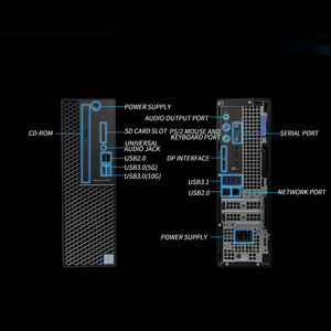 Chinese Quality T3430 Small Computer <b>Workstation</b> with 8GB RAM 256GB SSD and 500GB Server - Product Image 3