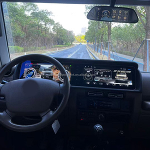 Nouveauté 12,3 pouces Écran double Compteur de vitesse automatique Cockpit Multimédia Autoradio Android Carplay pour Toyota Land Cruiser LC70 LC76 - Product Image 4