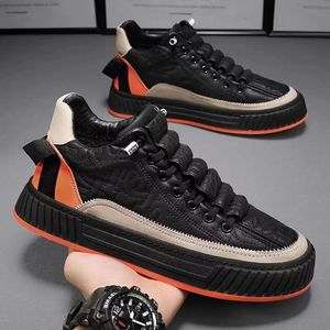 Scarpe sportive da passeggio Casual da <span class=keywords><strong>uomo</strong></span> all'ingrosso con scarpe da Skateboard alla moda bianche e <span class=keywords><strong>nere</strong></span> Sole spesse per l'inverno primavera - Product Image 5