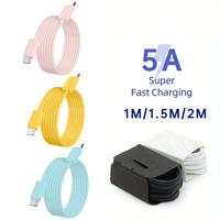 Kabel Pengisian Daya Type-C ke Type-C dengan Pengisian Cepat PD 25W, Kabel USB-C 2M, Kualitas OEM, Kabel Charger Type-C Multi Warna