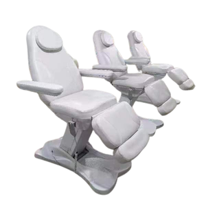 2023 Table d'esthéticienne en or noir de luxe Salon de beauté électrique Tables et lits de <span class=keywords><strong>massage</strong></span> thermiques en cuir synthétique Utilisation de la salle de bain - Product Image 2