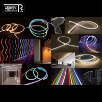 Bande LED TRX, usine, DC12V 24V, blanc, RGB, bande LED flexible, lumière de plafond intérieure, lumière de bande LED néon imperméable pour extérieur