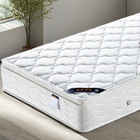 Matelas de lit hybride à ressorts ensachés et mousse à mémoire de forme, mousse compressée, orthopédique, pliable, mobilier de chambre à coucher pour hôtels